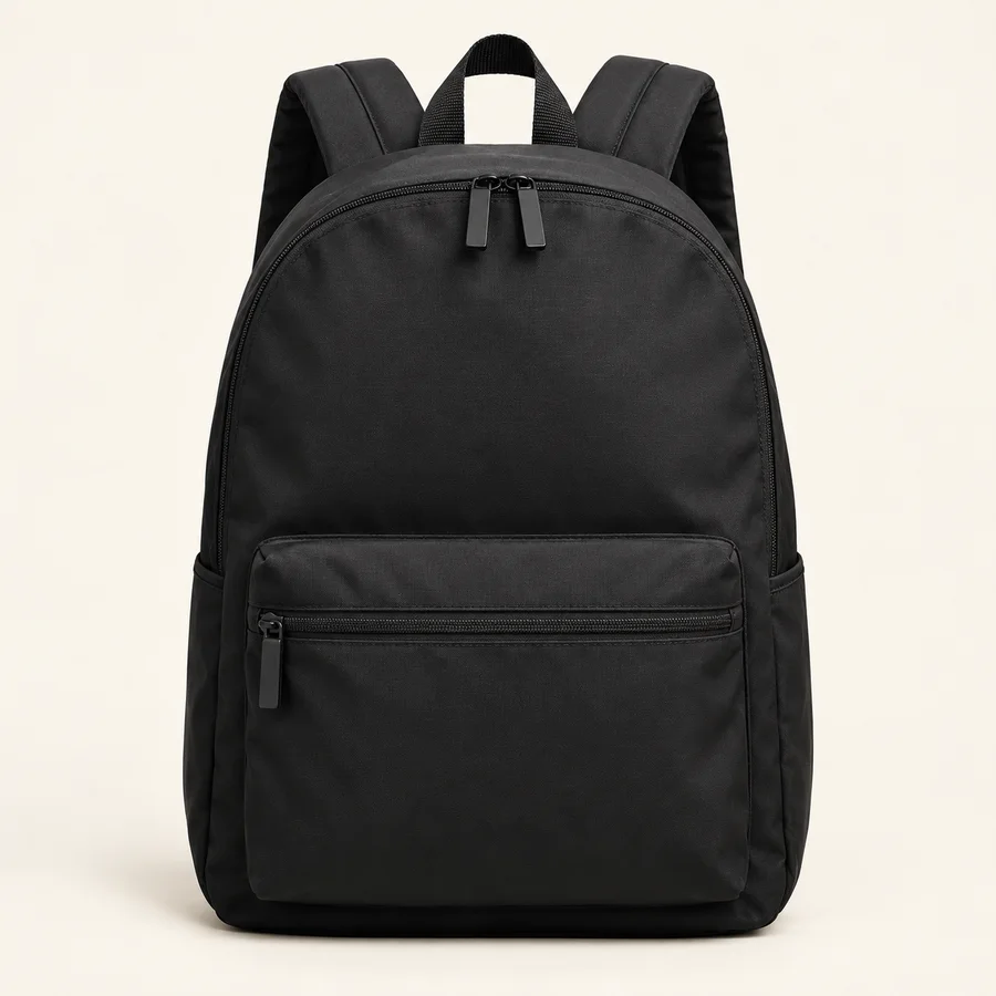 Mochila negra urbana · Hombre