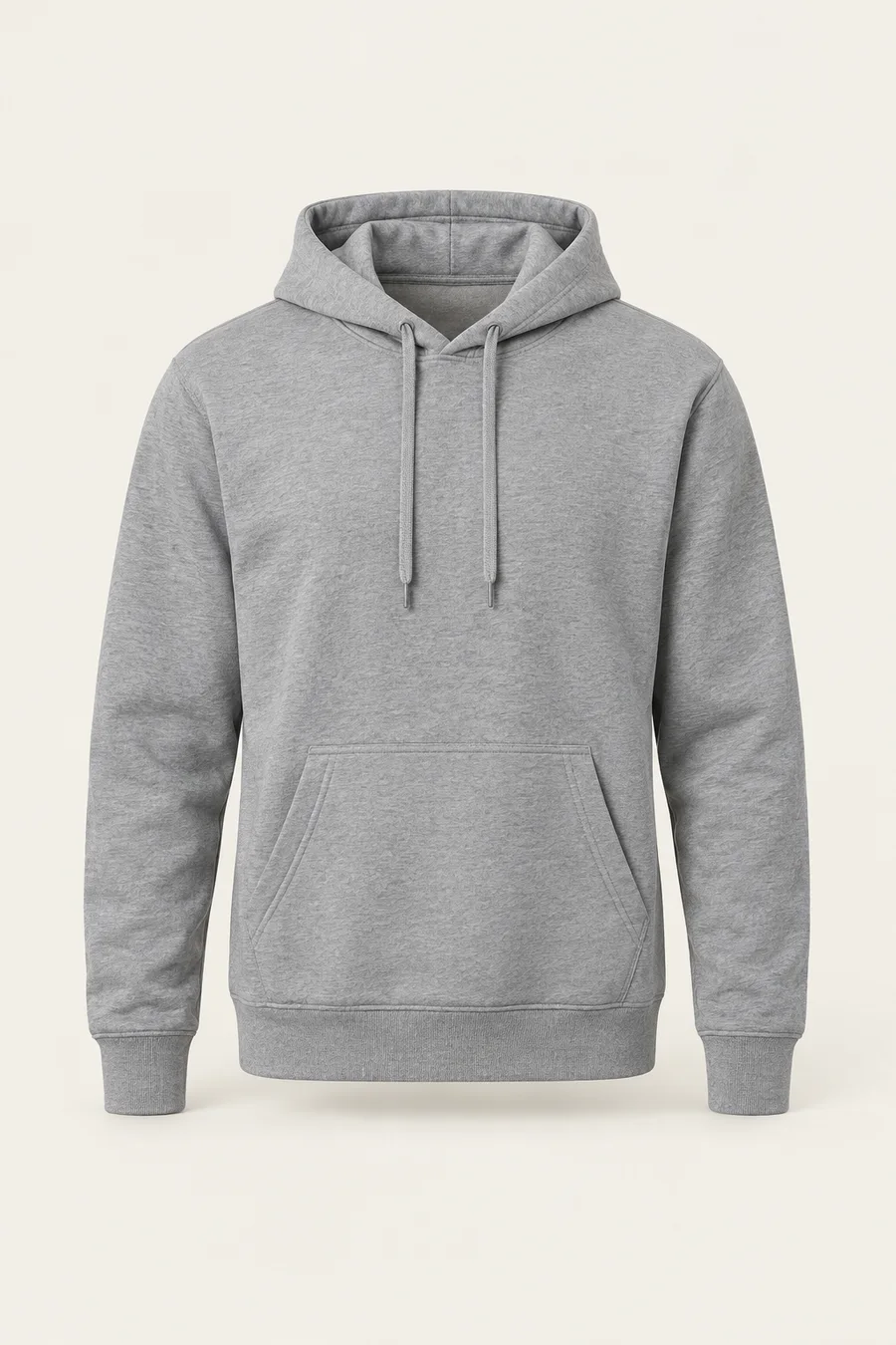 Buzo con capucha gris · Hombre