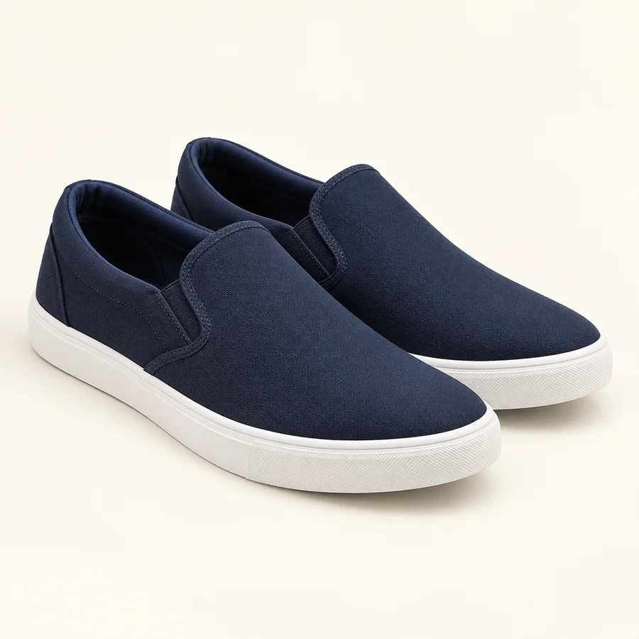 Zapatillas sin cordones azul marino · Hombre