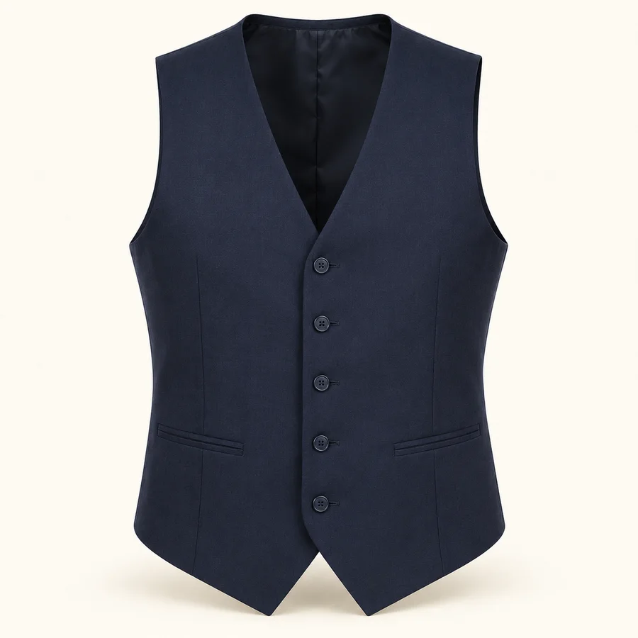 Chaleco sastrero azul marino · Hombre