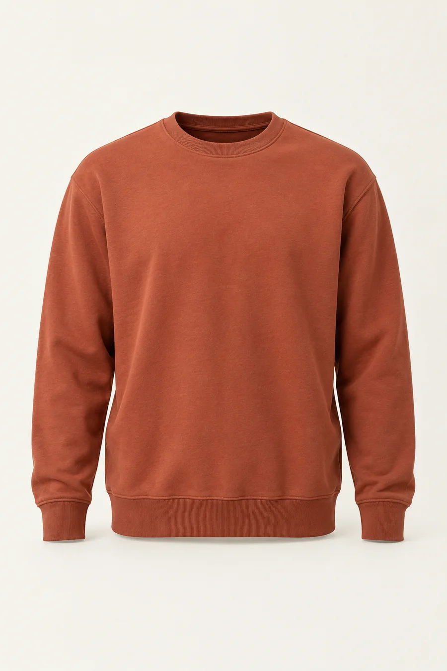 Buzo terracota · Hombre
