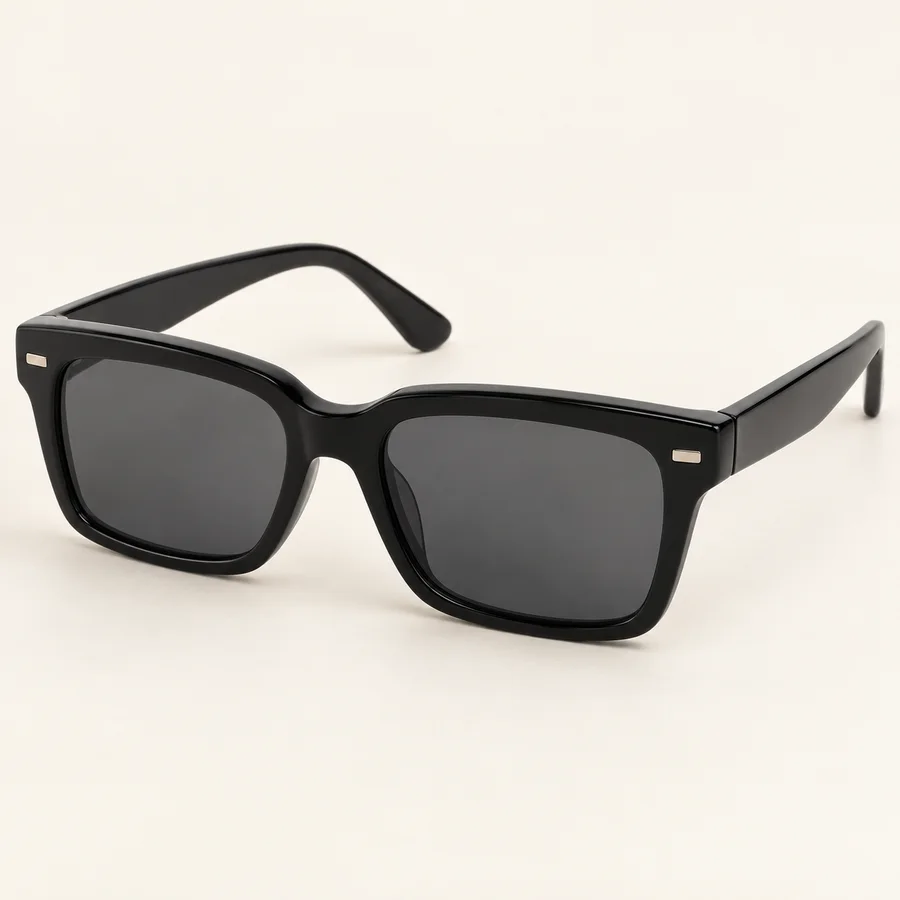 Gafas de sol rectangulares negras · Unisex