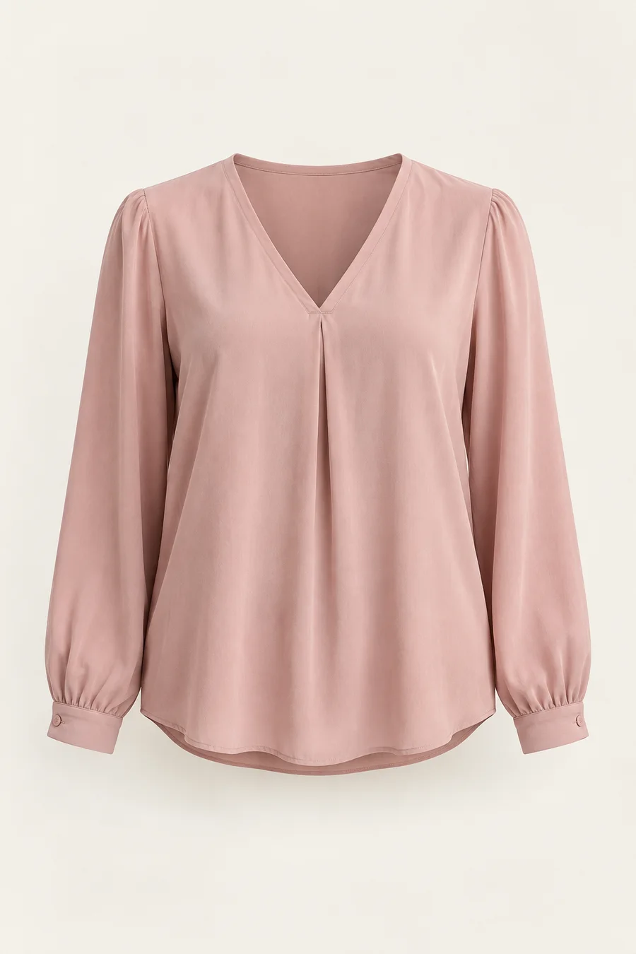 Blusa rosa empolvado · Mujer
