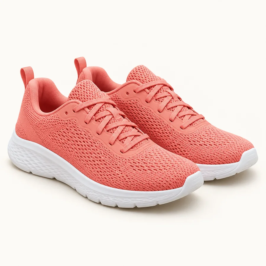 Zapatillas running coral · Mujer