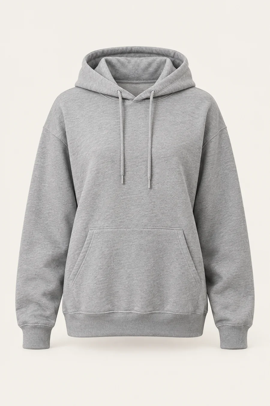 Buzo con capucha gris · Mujer