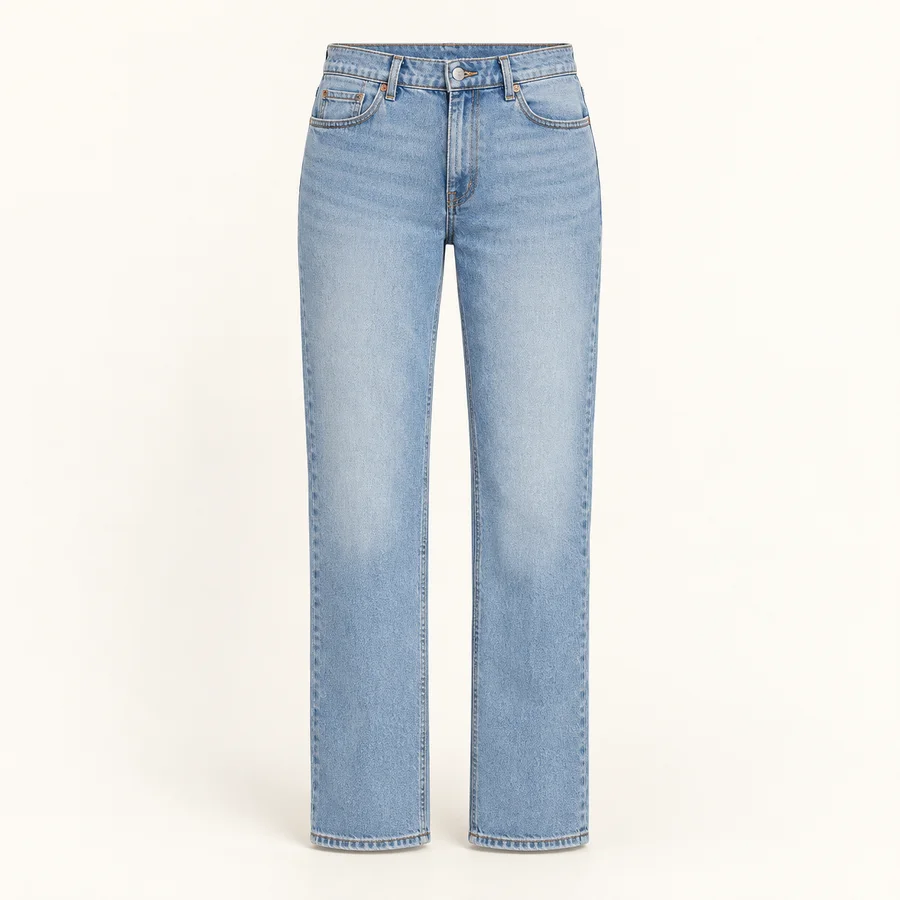 Jean recto azul claro · Mujer