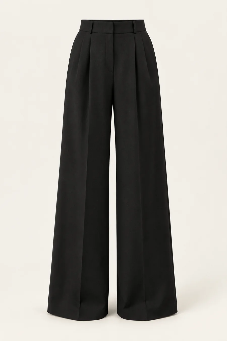 Pantalón palazzo negro · Mujer